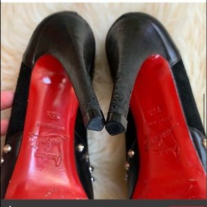 Christian Louboutin Astraqueen Stud Biker Bootie